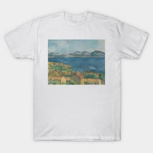 The Bay of Marseilles, Seen from L'Estaque by Paul Cezanne T-Shirt